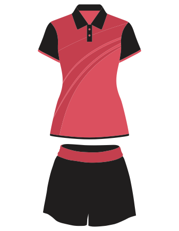 Women Polo Shirt & Shorts Set