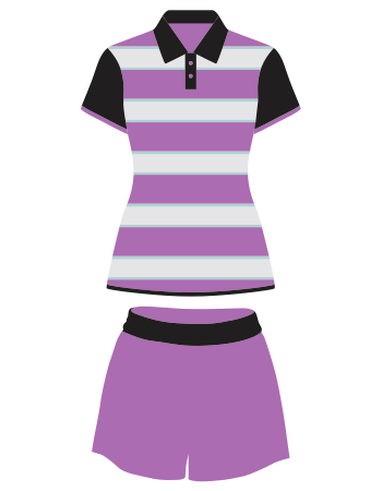 Women Polo Shirt & Shorts Set