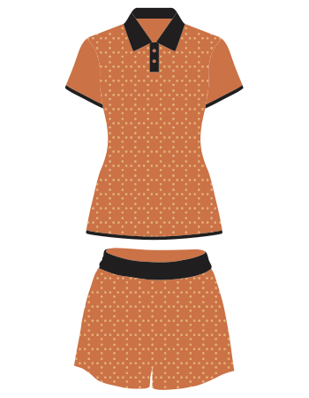 Women Polo Shirt & Shorts Set
