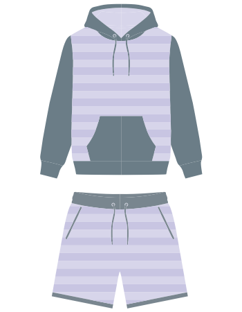 Men Tracksuit Shorts Set