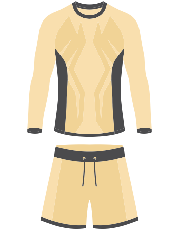 Men Rash Guard Set
