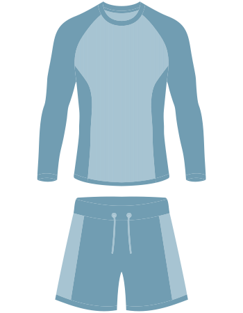 Men Rash Guard Set