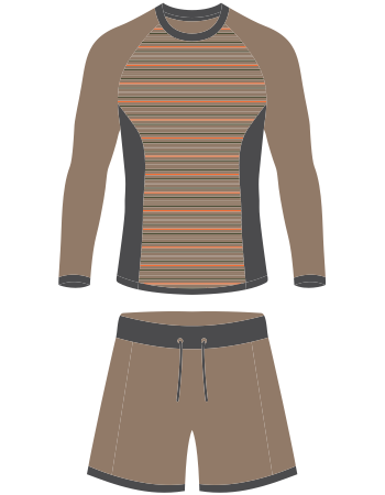 Men Rash Guard Set
