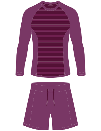 Men Rash Guard Set